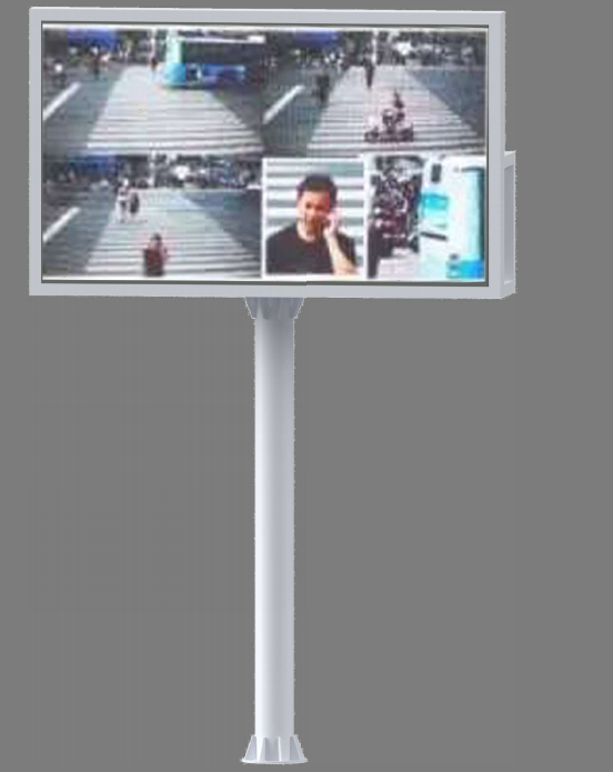 單立柱式顯示屏桿